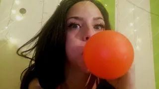 First time balloon popping