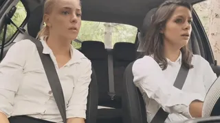 Nastya and Layla driving badly CUSTOM