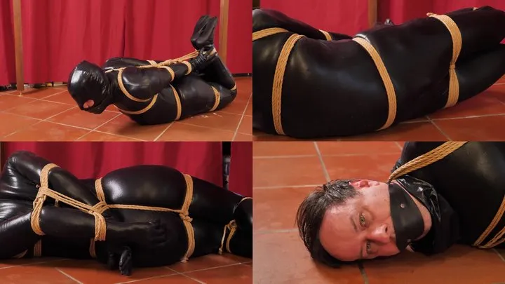 Louis - shiny lycra bondage predicament