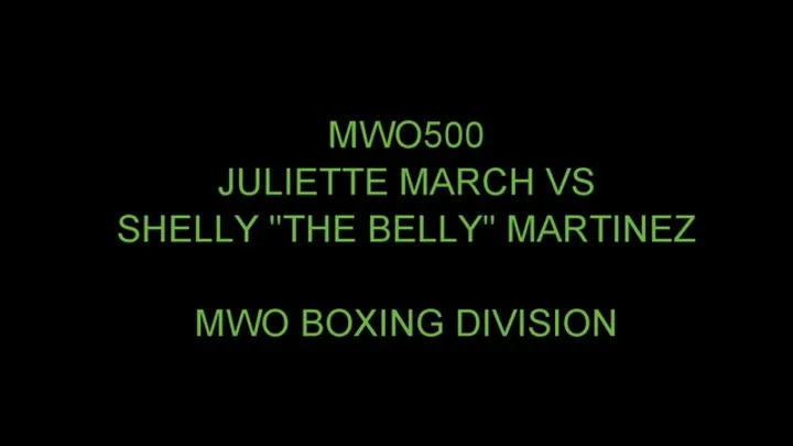 MWO501 JULIETTES BOXING EXTRAVAGANZA PART 2