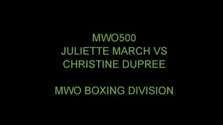 MWO500 JULIETTES BOXING EXTRAVAGANZA PART 1