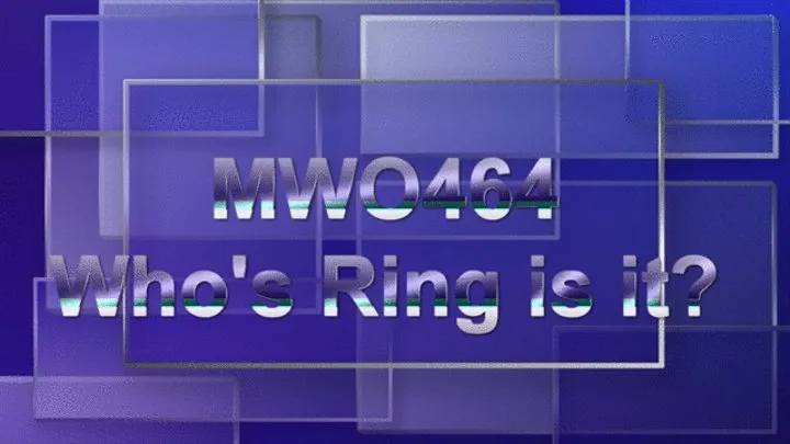 MWO464 whose ring is it?