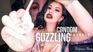 Cum Guzzling Condom Sucker