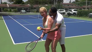 Seeka's Tennis Lesson