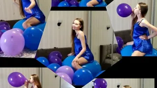 Love for blue balloons