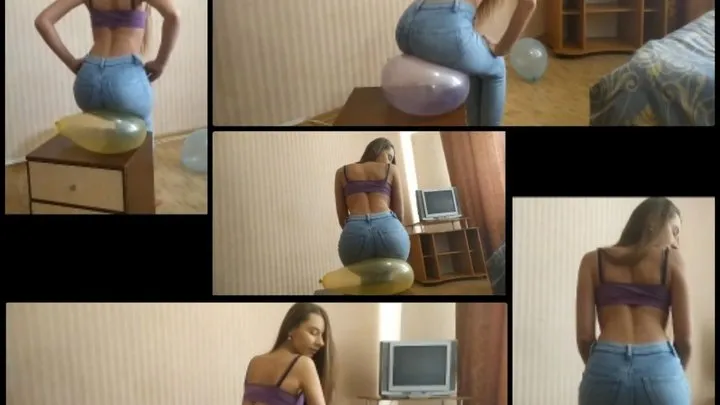 Ass and balloons