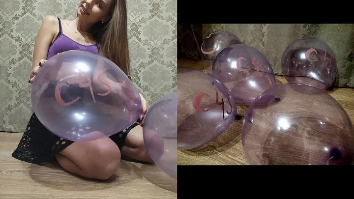 Sex-love with balloons