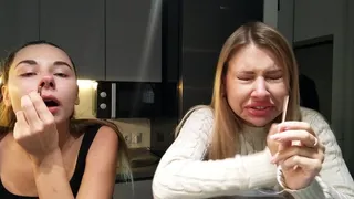 Lucy and Nastya sneeze together for the first time