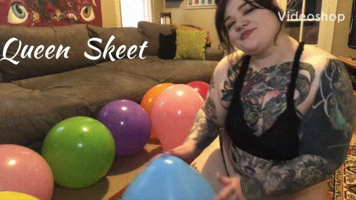 Bbw balloon humping, riding, and popping 4 custom