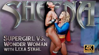 Sheena Supergirl vs Wonder Woman with Lexa