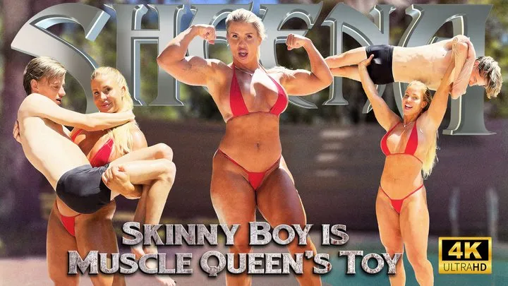 Sheena Skinny Boy Is Muscle Queen's Toy