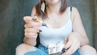 Smoking in Denim
