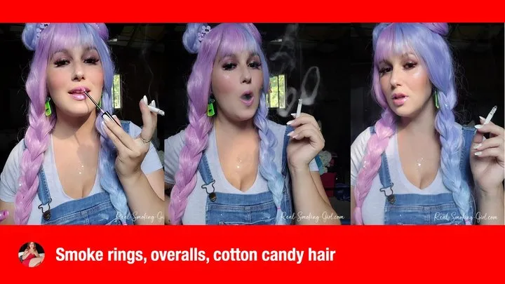 Smoke Rings, Overalls and Cotton Candy Hair