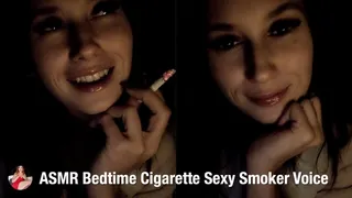 ASMR (ish) - Bedtime Cigarette - Breathy Smoker's Voice