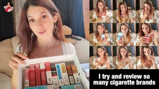 Special Video: Trying 10 Brands of American Cigarettes (30min video!!)