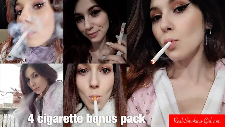 4 Cigarette Bonus Pack - 16min of beautiful smoking