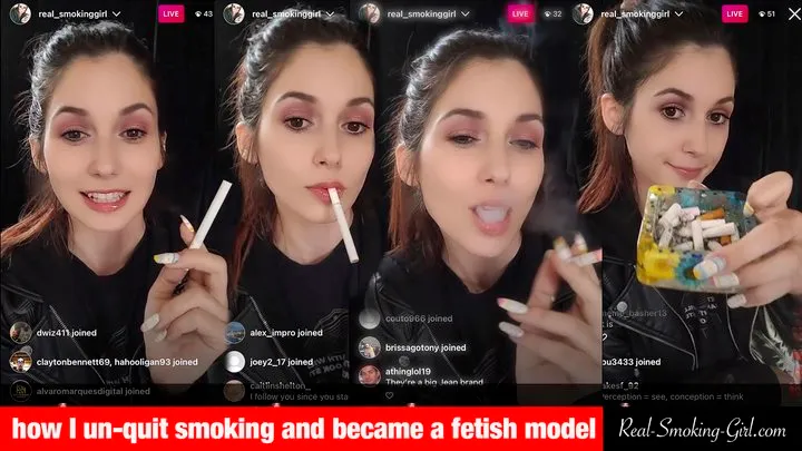 How I Un-Quit Smoking and Became a Fetish Model