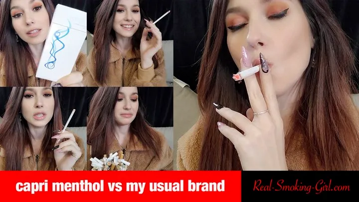 Capri Menthols Versus My Usual Brand