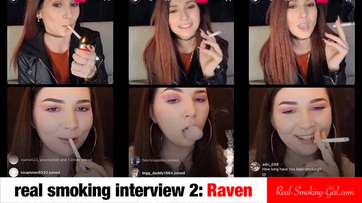 Real Smoking Interview - Smoking Raven