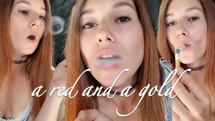 Chainsmoking a Red and a Gold (this was a custom video)