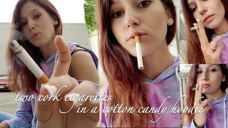 2 Cork Cigarettes (and New French Nails)