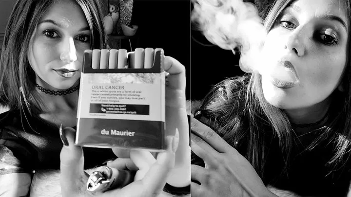 Black and White - du Maurier - Classic Smoking