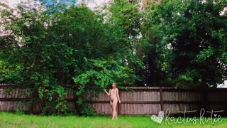 hairy girl outdoor pee compilation