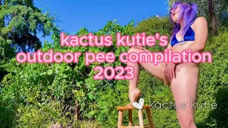 outdoor pee compilation 2023