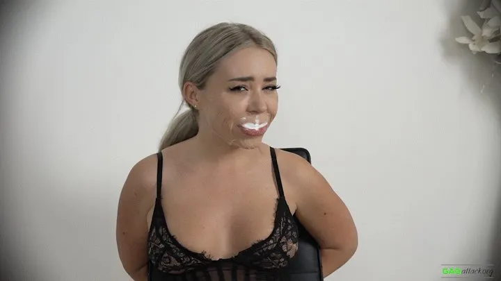 Aubrey - Tegaderm Tape Gagged FULL 2 Gag Video