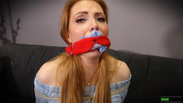 Mila - Bandana Gagged FULL 2 Gag Video