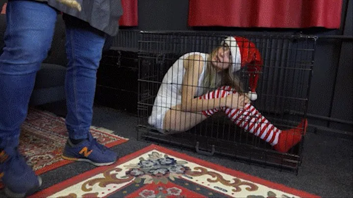 Violet Haze - Santas Little Helper Punished Episode 1 ( Bound Gagged, Bondage, Tied gagged, Tape, BDSM )