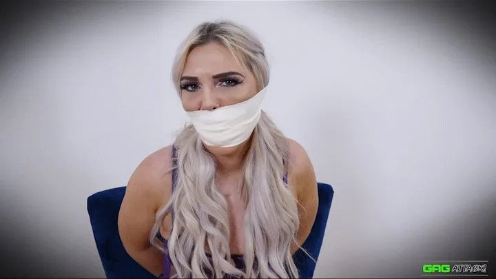 Roxee - Microfoam Tape Gagged FULL 3 Gag