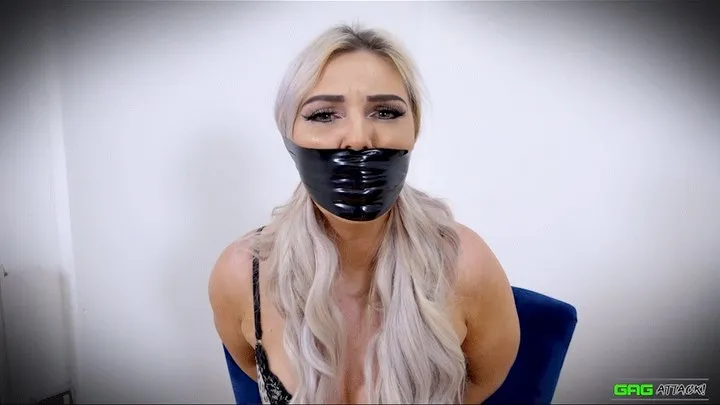 Roxee - Tegaderm Tape Gagged FULL 3 Gag Video