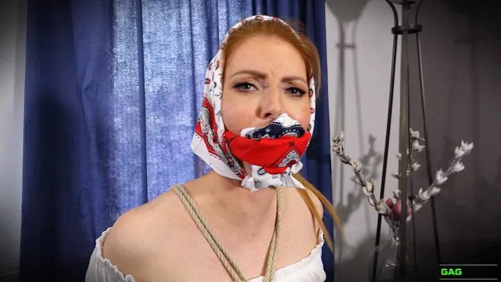 Mila - Multiple Bandana Gags FULL 3 Gag Video