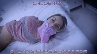 Chloe Toy - Babysitter Plays Cops & Robbers Alt ( Bound Gagged, Tape Bondage, Tape Gagged, Wrap Gagged, Hogtied )