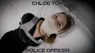 Chloe - Police Officer in Bondage Trouble Alt ( Uniform, Shiny Legging, Tape Bondage, Duct Tape Wrap Gag, Microfoam Wrap gag, OTN gag, Bound Gagged, DID Tape Bondage )