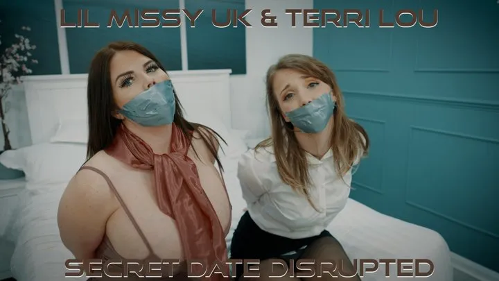 Terri and Lil Missy UK - Secret Date Disrupted *Matrix Style* ( Wrap Gagged, Bound Gagged, Rope Bondage, Tied Up Gagged, Bondage, BDSM, Duo Bondage, Tape Gags, Tape Gag, OTM Gag, FF Domination )