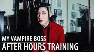 My Vampire Boss - After Hours Training - JOI for Vaginas - - SaiJaidenLillith (Solo)