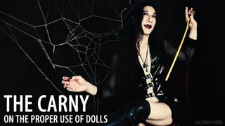 The Carny - On the Proper Use of Dolls - JOI for Vaginas - - SaiJaidenLillith (Solo)