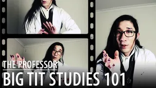 The Professor - Big Tit Studies 101 (Solo) - - SaiJaidenLillith