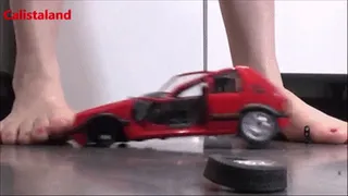 This miniature collectible car costs 30 euros and my girlfriend destroyed it with her feet in some minutes (Calista)