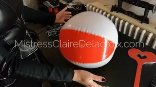 INFLATABLE BEACH BALL DESTRUCTION - Full HD