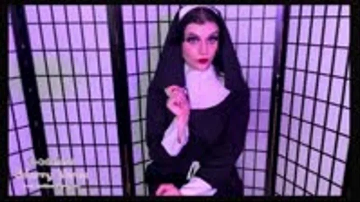 Ninny Nun Forgives Sins with Ball Busting Instructions