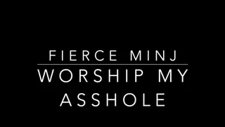 Worship My Asshole