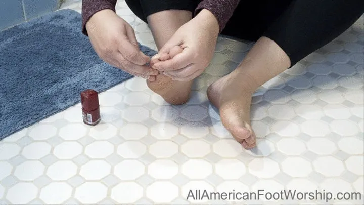 Toenail painting