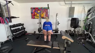 PAWG Blonde Rharri Rhound Gets Fucked During Her Workout