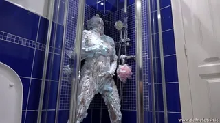 The shaving foam shower - La ducha con espuma de barba