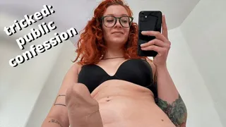 Domme tricks you into livestreamed pegging and cockslut confession