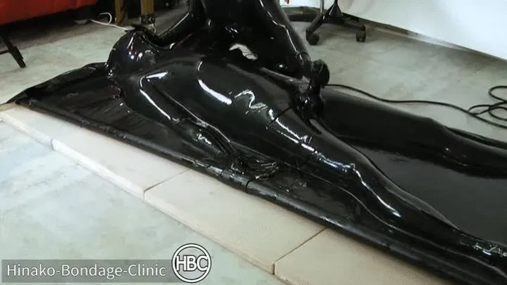 Latex Vacuum Bed With Dick Hole; Tease and Denial, Blowjob and Handjob Part 3