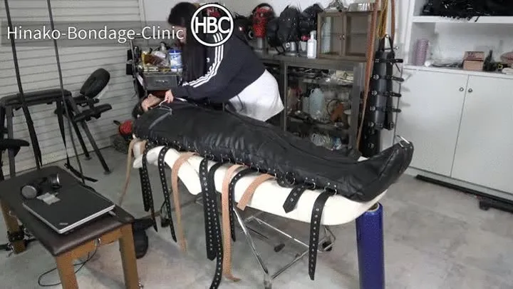 Sub Gets H* tiz ed by ASMR Inside Leather Rest Sack and Gagged with Panties